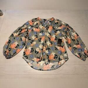 NWT FRYE women’s S peasant blouse